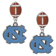 N. Carolina Tar Heels Football Stud Earrings