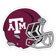 Texas A & M Aggies Helmet Auto Decal