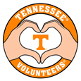 Tennessee Volunteers Heart Hands Decal