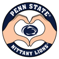 Penn St. Nittany Lions Heart Hands Decal
