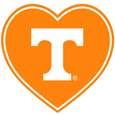 Tennessee Volunteers Heart Decal