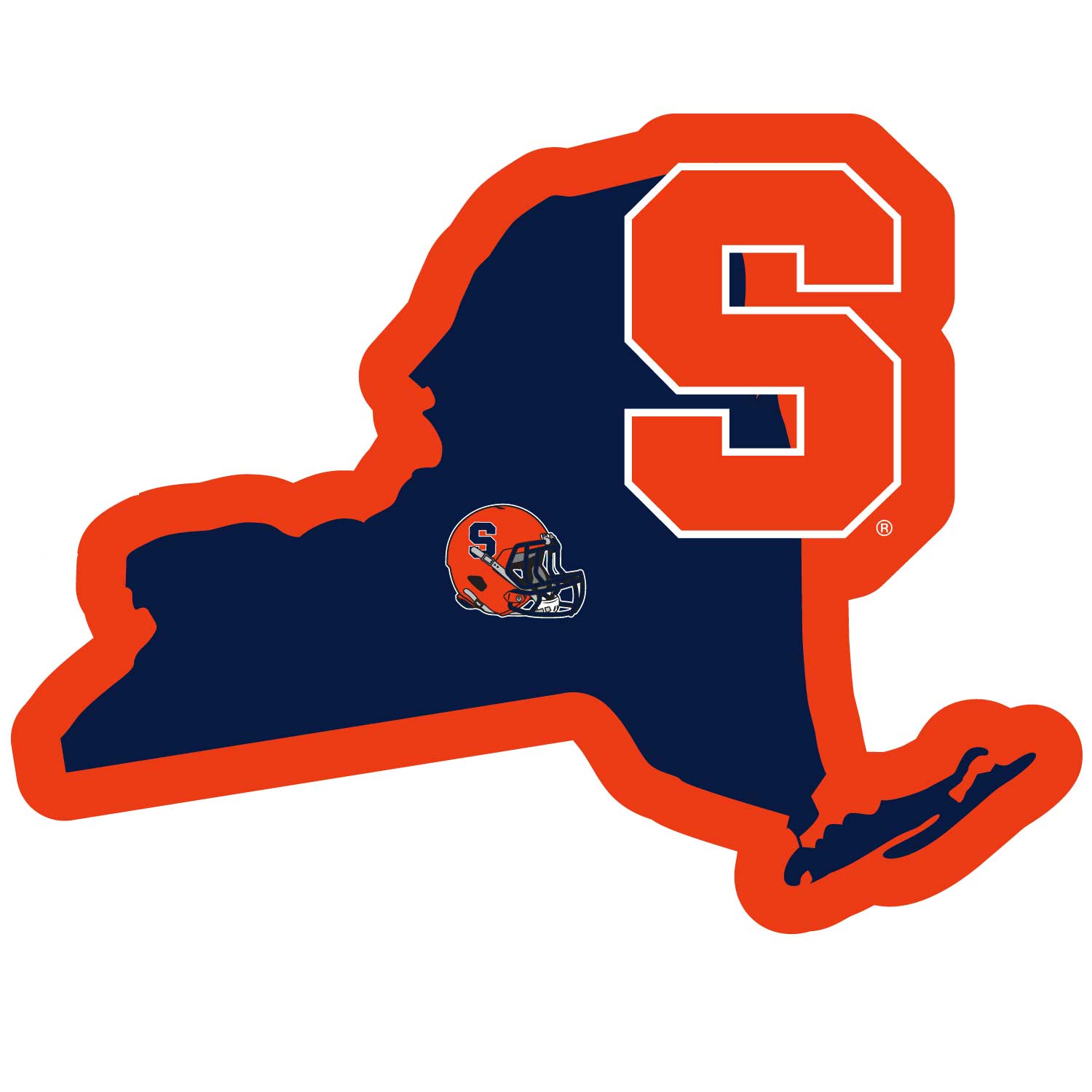 Syracuse Orange Home State Decal    