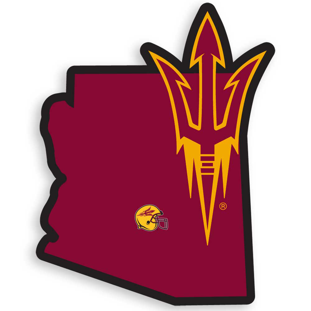 Arizona St. Sun Devils Home State Decal    