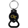 Georgia Tech Yellow Jackets Bottle Opener Key Chain, Black