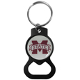 Mississippi St. Bulldogs Bottle Opener Key Chain, Black