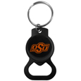 Oklahoma St. Cowboys Bottle Opener Key Chain, Black