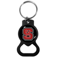 N. Carolina St. Wolfpack Bottle Opener Key Chain, Black