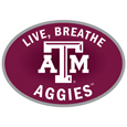 Texas A & M Aggies Live-Breath Auto Decal