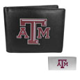 Texas A & M Aggies Leather Bi-fold Wallet & Money Clip