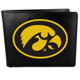 Iowa Hawkeyes Leather Bi-fold Wallet, Large Logo