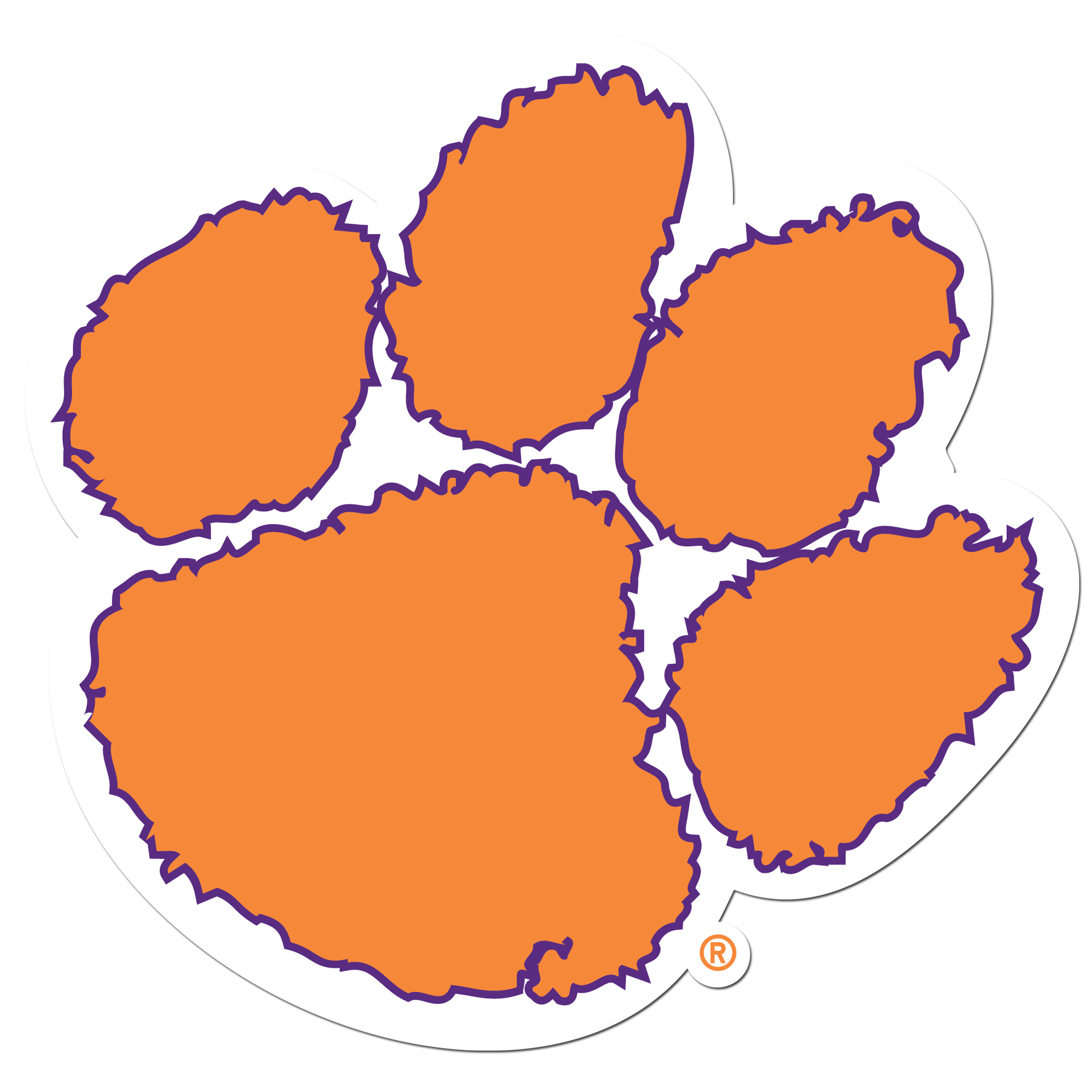 Clemson Tigers 8 inch Auto Decal    