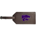 Kansas St. Wildcats Leather Luggage Strap