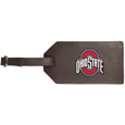 Ohio St. Buckeyes Leather Luggage Strap