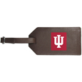 Indiana Hoosiers Leather Luggage Strap