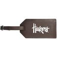 Nebraska Cornhuskers Leather Luggage Strap