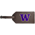 Washington Huskies Leather Luggage Strap
