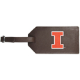 Illinois Fighting Illini Leather Luggage Strap