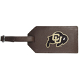 Colorado Buffaloes Leather Luggage Strap