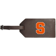 Syracuse Orange Leather Luggage Strap