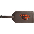 Oregon St. Beavers Leather Luggage Strap