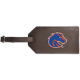 Boise St. Broncos Leather Luggage Strap