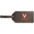 Virginia Cavaliers Leather Luggage Strap
