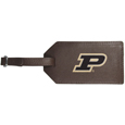 Purdue Boilermakers Leather Luggage Strap
