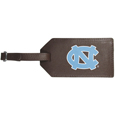 N. Carolina Tar Heels Leather Luggage Strap