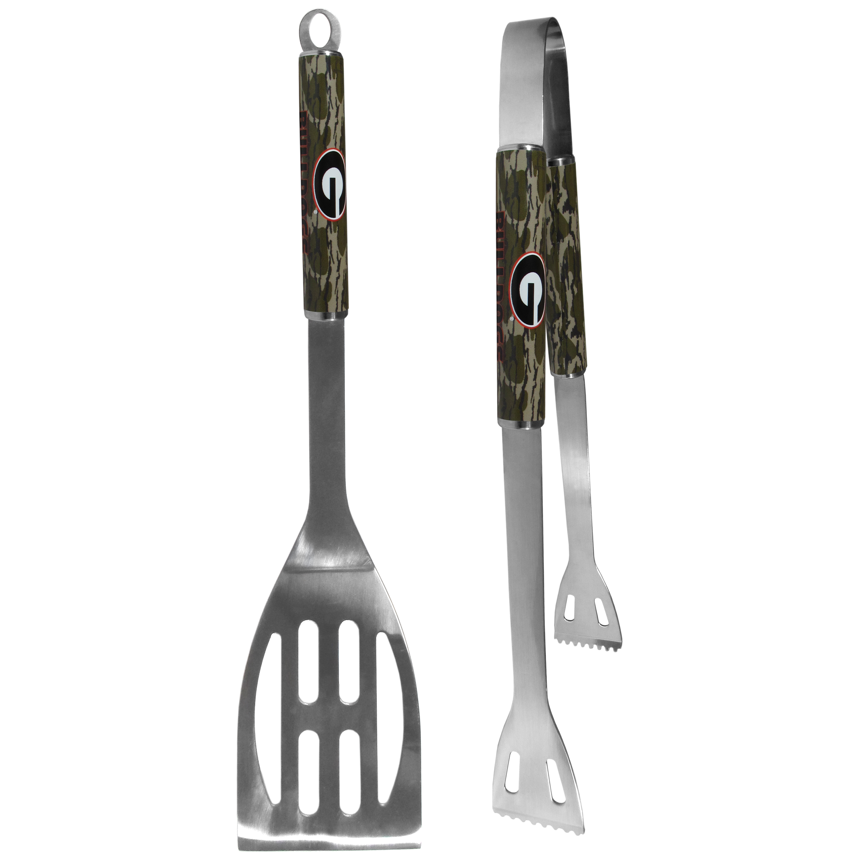 Georgia Bulldogs 2 pc BBQ Set w/Mossy Oak Camo    