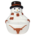 Texas Longhorns Snowman Candle