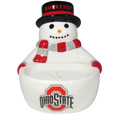 Ohio St. Buckeyes Snowman Candle
