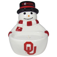 Oklahoma Sooners Snowman Candle