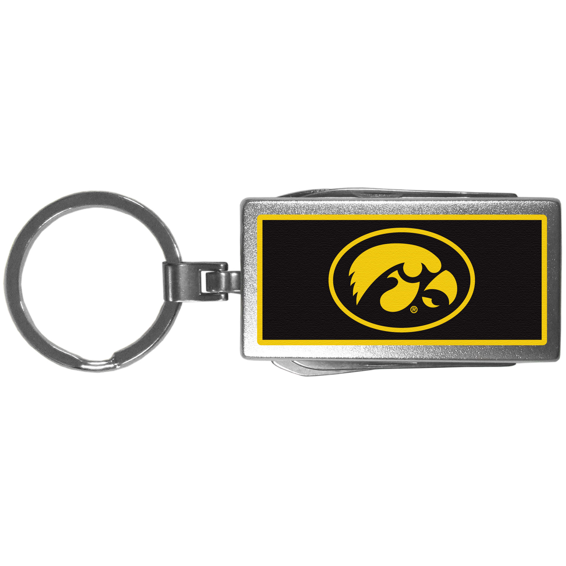 Black Siskiyou NCAA Iowa Hawkeyes Wrap Sunglasses /& Zippered Case