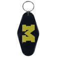 Michigan Wolverines Motel Key Style Key Chain
