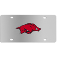 Arkansas Razorbacks Steel License Plate Wall Plaque