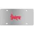 Nebraska Cornhuskers Steel License Plate Wall Plaque