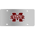 Mississippi St. Bulldogs Steel License Plate Wall Plaque