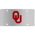Oklahoma Sooners Steel License Plate Wall Plaque