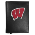 Wisconsin Badgers Leather RFID Pop-Up Wallet