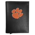 Clemson Tigers Leather RFID Pop-Up Wallet