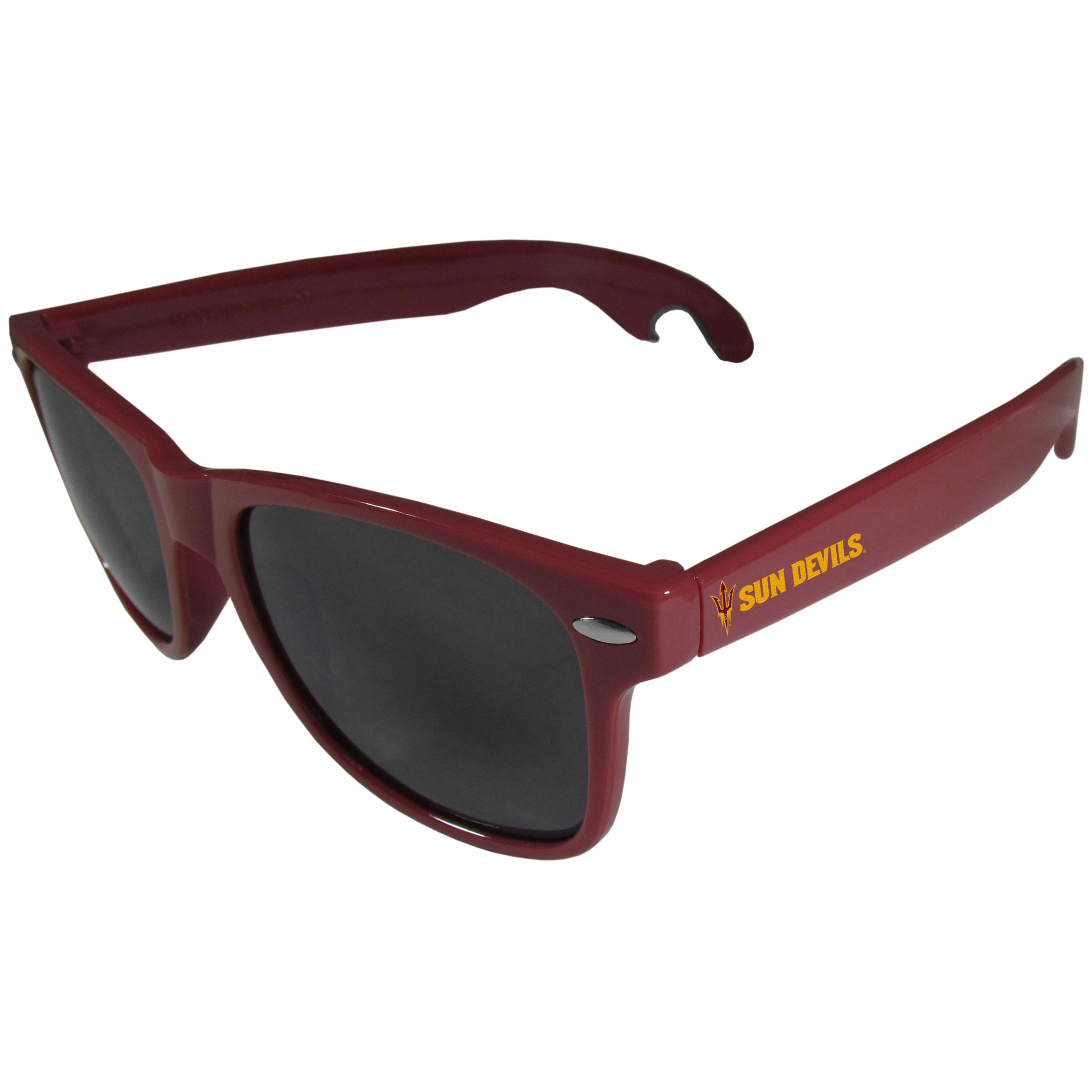 Arizona St. Sun Devils Beachfarer Bottle Opener Sunglasses, Maroon    