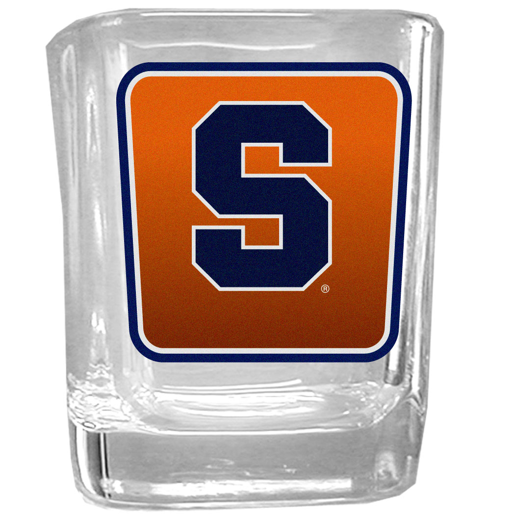 Syracuse Orange Square Glass Shot Glass