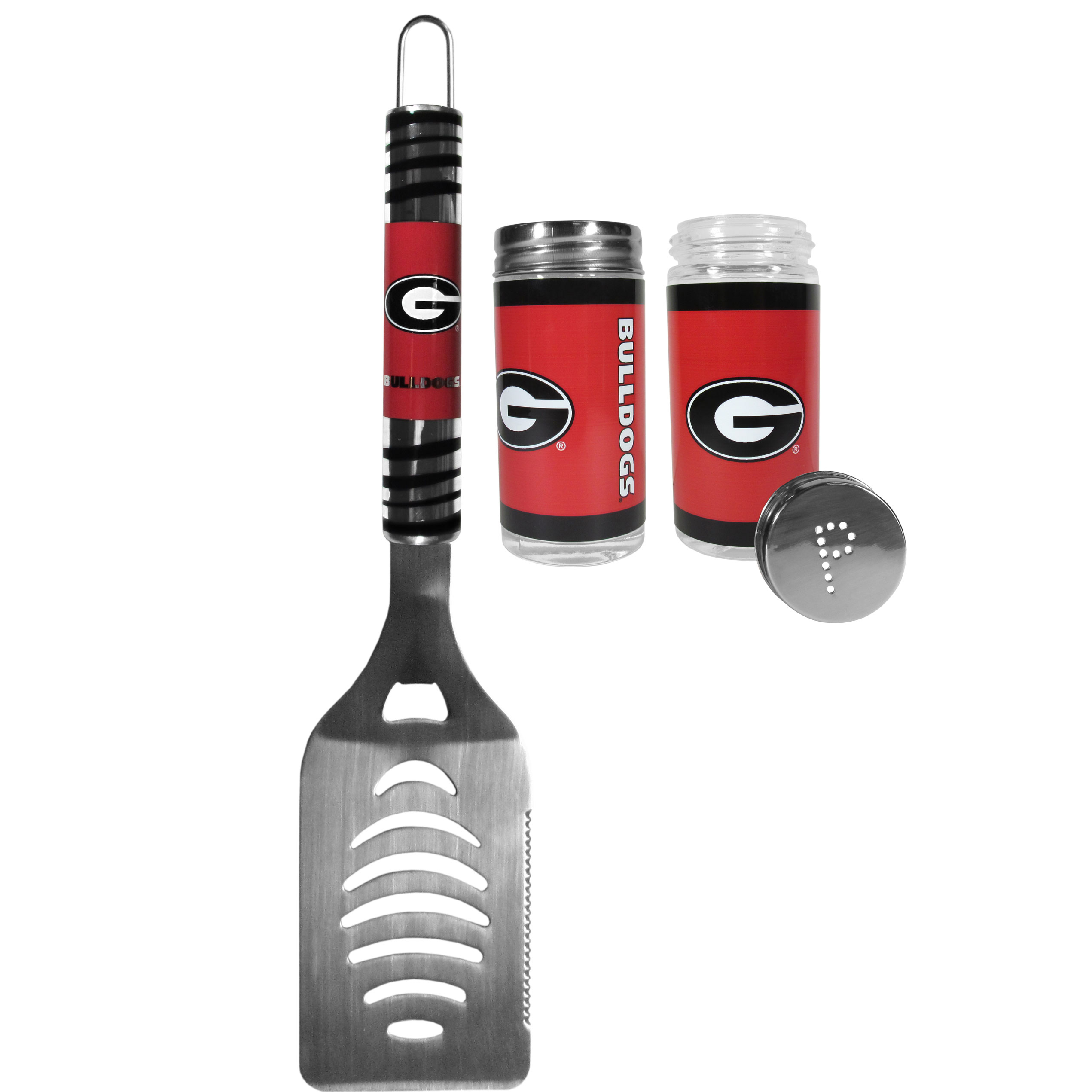 Georgia Bulldogs Tailgater Spatula and Salt and Pepper Shakers    