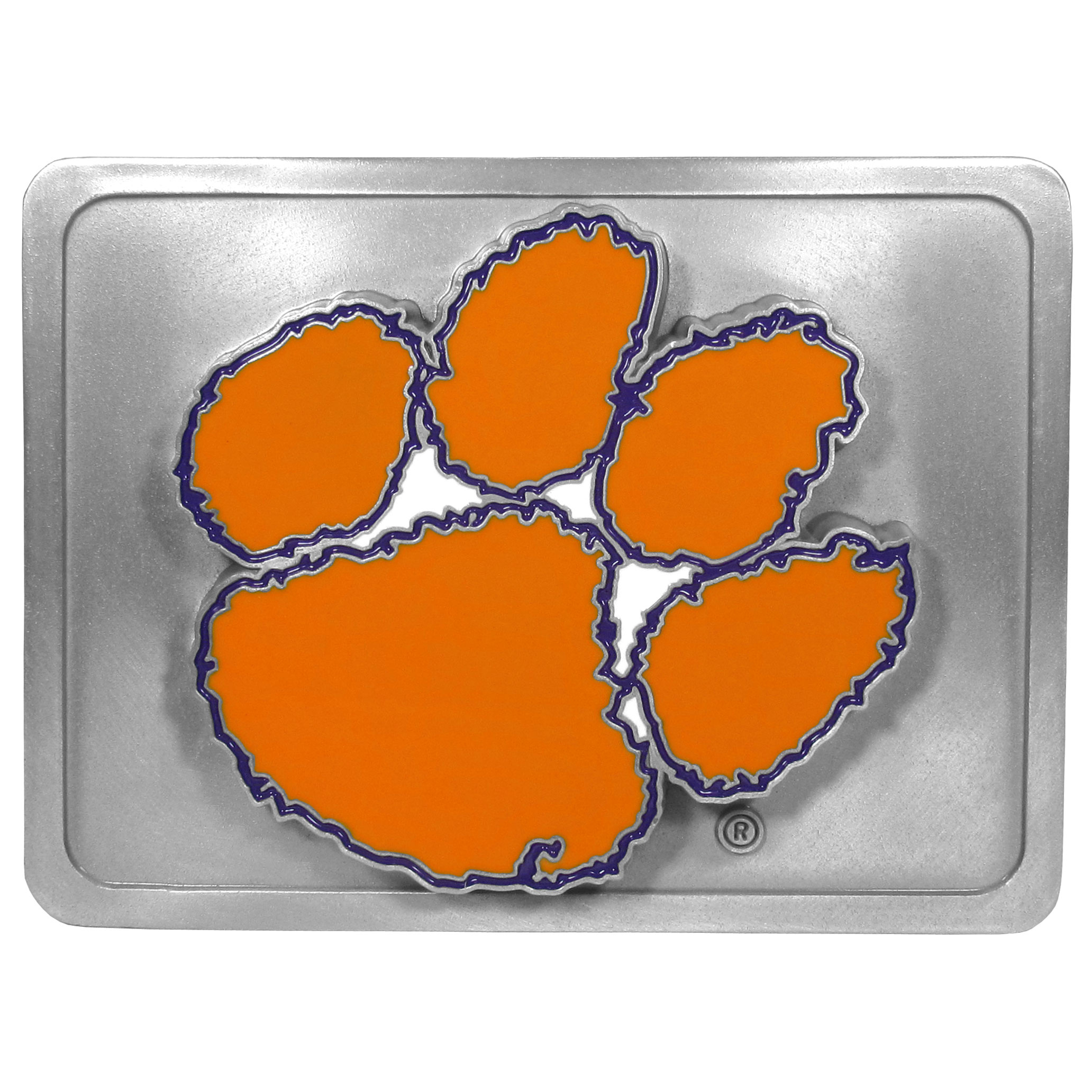 Clemson Tigers Hitch Cover Class II and Class III Metal Plugs    