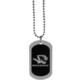 Missouri Tigers Chrome Tag Necklace