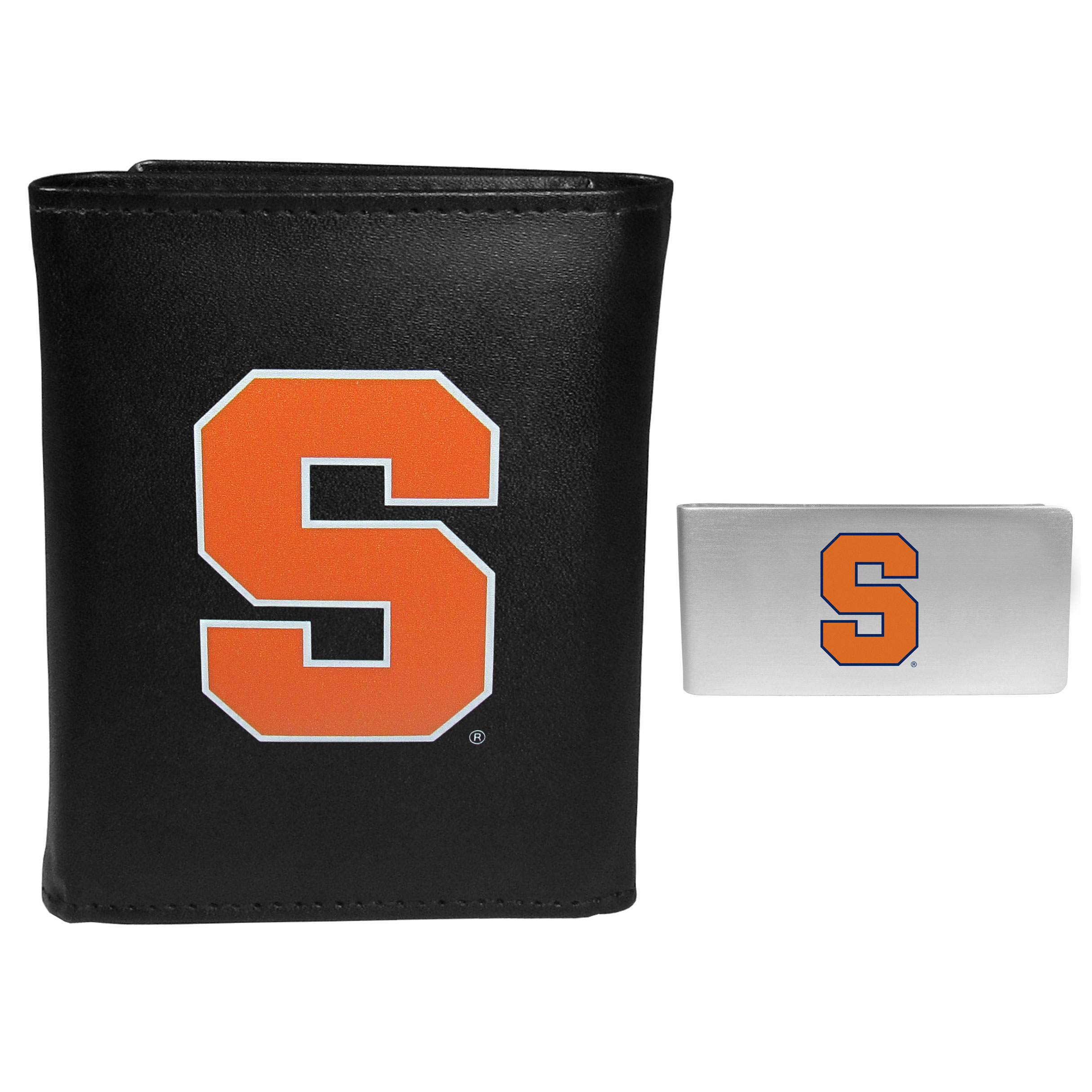 Syracuse Orange Tri-fold Wallet & Money Clip