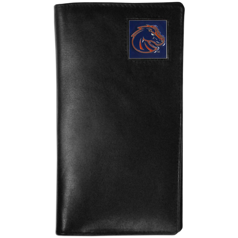 Boise St. Broncos Leather Tall Wallet    