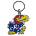 Kansas Jayhawks Enameled Key Chain
