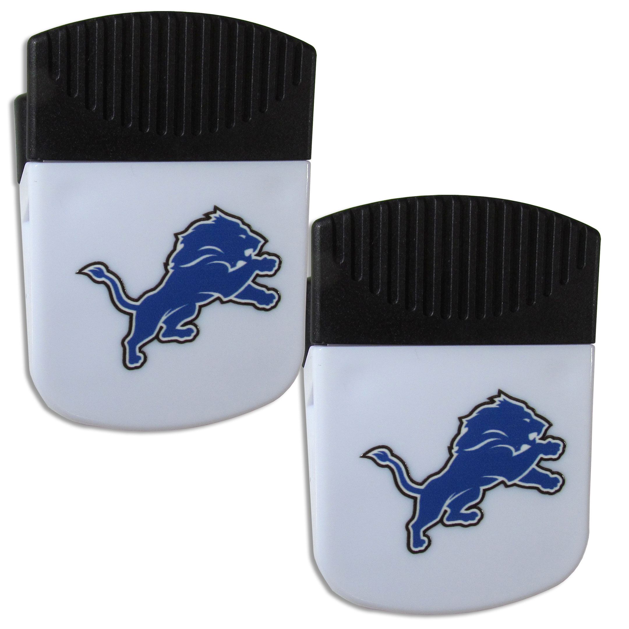 Detroit Lions Chip Clip Magnet with Bottle Opener, 2 pack    