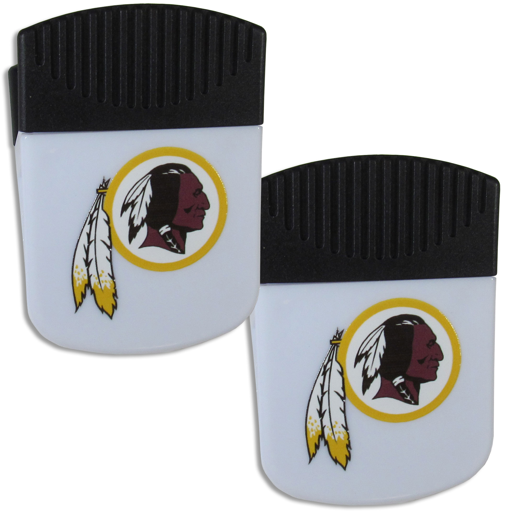 Washington Commanders Chip Clip Magnet with Bottle Opener, 2 pack    